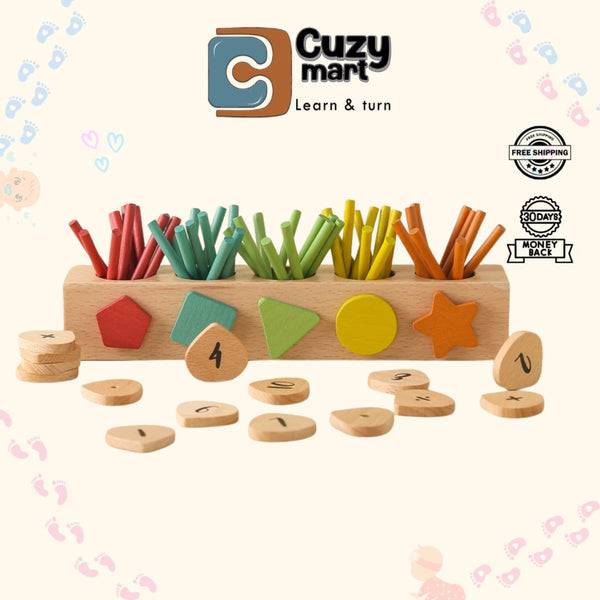 Montessori Counting Sticks