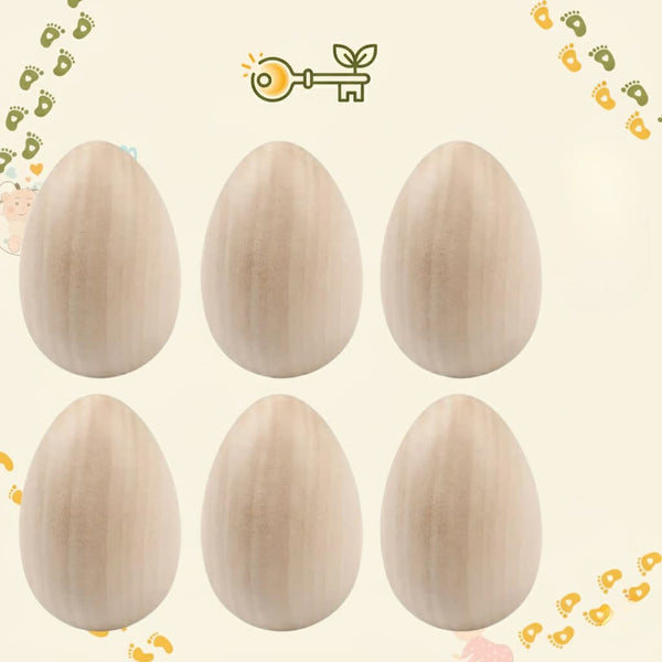 Paintable Wooden Easter Eggs
