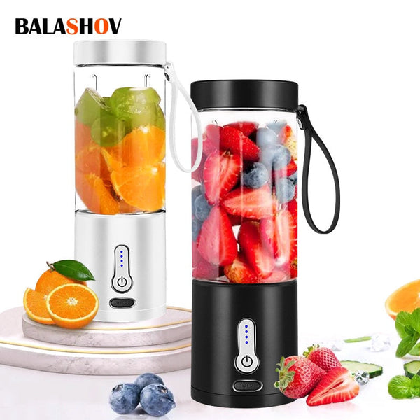 530ML Electric Juicer Portable Smoothie Blender USB Rechargeable Food