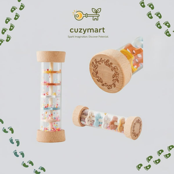 Wooden Rain Stick Sound Toy
